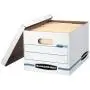 Bankers Boxes STOR/FILE Storage Boxes, Standard Set-Up, Lift-Off Lid, Letter/Legal, 6 Pack (57036-04)