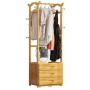 ZCYX Modern Hangers, Solid Wood Hangers, Floor Bedroom Hangers, Household Coat Racks, for Clothes, Shoes and Hats, Entrance Passages, Bedrooms, Living Rooms (Size : Three Pumping) ZCYX Modern Hangers, Solid Wood Hangers, Floor Bedroom Hangers, Household Coat Racks, for Clothes, Shoes and Hats, Entrance Passages, Bedrooms, Living Rooms (Size : Three Pumping)