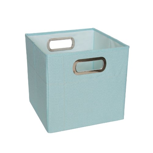 JJ Cole Heather Storage Box, 11-Inch, Blue