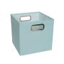 JJ Cole Heather Storage Box, 11-Inch, Blue
