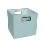 JJ Cole Heather Storage Box, 11-Inch, Blue JJ Cole Heather Storage Box, 11-Inch, Blue