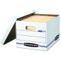Bankers Boxes STOR/File Storage Boxes, Standard Set-Up, Lift-Off Lid, Letter/Legal (00703)