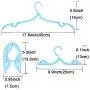 Travel Hangers for Cruise 10 PCS Foldable Hangers with 20 Clips 1 Pack Clothesline Portable Clothes Hangers Non-Slip Lightweight for Home Travelling Hiking Camping Home-use Pants Suitcase
