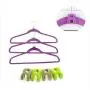 20 pcs Hanger Hooks Space Save Rack, Anti-Slip Mini Flocking Clothes Cascading Hangers Closet Holder Organiser (Blue) 20 pcs Hanger Hooks Space Save Rack, Anti-Slip Mini Flocking Clothes Cascading Hangers Closet Holder Organiser (Blue)