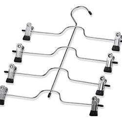 lliang Hangers Stainless Steel Multifunctional Clothes Hangers Pants Storage Hangers Cloth Rack Multilayer Storage Cloth Hanger