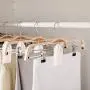 SMLHOME Cedar Wood Blocks for Clothes Storage, Cedar Balls and Sachets Bags, Cedar Chips for Closets and Drawers, Cedar Hangers for Closet (Cedar-20Bags)