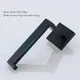 TURS SUS 304 Stainless Steel Toilet Paper Holder Storage Bathroom Paper Towel Dispenser Tissue Roll Hanger Contemporary Square Style Wall Mount