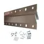 French Cleat Hanger 10 Inch - 2 Pack - Picture, Mirror, Whiteboard, Pallet or Panel Wall Mount Bracket - Z Bar Hanger Supports 50 lbs