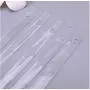 50Pcs Transparent Display Hanger Connector Strips Display Stable for Clothes Rack Market Shop Home Closet Organizer Space Saving
