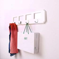 XFY YXF-Wooden Coat Rack Simple and Modern Hanging Aluminum Alloy Coat Rack Wall Hanging Hanger Hook White Creative Clothes Rack YXF-@@