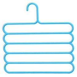 lliang Hangers Multi-Purpose Clothes Hanger Practical 5 Layers Pants Hanger Scarf Tie Rack Space Saving Clothes Hanger Home Organizer