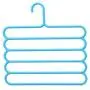 lliang Hangers Multi-Purpose Clothes Hanger Practical 5 Layers Pants Hanger Scarf Tie Rack Space Saving Clothes Hanger Home Organizer