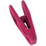 Corodo Velvet Hangers Clips, 20 Pack Hanger Clips for Use with Slim-line Clothes Velvet Hangers, Hot Pink Strong Finger Clips for Hangers