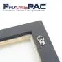 FramePac D Ring Picture Hangers - Single Hole D-Ring Hanger with Screws - for Picture Frames and Mirrors - used by Framing Professionals (100 Pack)