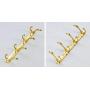 Rozin Golden Brass Bathroom Organization Clothes Hook Wall Mount Towel Hanger