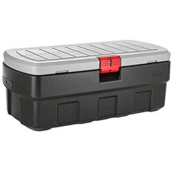 Rubbermaid ActionPacker? 48 Gal Lockable Storage Bin, Industrial, Rugged Large Storage Container with Lid