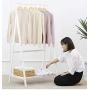 ZHWEI Coat Racks Solid Wood Coat Rack Hanger Floor-Standing Hanging Clothes Rack Multifunction Bedroom Stable Durable (Size : 100CM)
