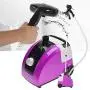 Ejoyous Garment Steamer with Stand, 1700W Heavy Duty Clothes Standing Fabric Steamer with 11 Steam Level, Fabric Brush, Garment Hanger, 1.7 Liters Water Tank and Adjustable Pole for Home Use - Purple Ejoyous Garment Steamer with Stand, 1700W Heavy Duty Clothes Standing Fabric Steamer with 11 Steam Level, Fabric Brush, Garment Hanger, 1.7 Liters Water Tank and Adjustable Pole for Home Use - Purple