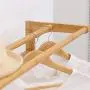 Floor Standing Hat and Coat Rack Clothes Hat Tree Stand Hanger Simple Hall Shoe Rack Combination Living Room GAOFENG (Color : Natural, Size : 90cm) Floor Standing Hat and Coat Rack Clothes Hat Tree Stand Hanger Simple Hall Shoe Rack Combination Living Room GAOFENG (Color : Natural, Size : 90cm)
