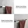 Bath Towel Bar 23.74", Suyar SUS304 Stainless Steel Bathroom Single Towel Holder, Shower Coat Pants Clothes Hanger, Hand Towel Rack for Wall, Polished Chrome Bath Towel Bar 23.74", Suyar SUS304 Stainless Steel Bathroom Single Towel Holder, Shower Coat Pants Clothes Hanger, Hand Towel Rack for Wall, Polished Chrome
