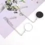 LIOOBO 6pcs Portable Handbag Hanger Table Bar Purse Instant Swivel Top Hooks Christmas Stocking Hooks for Table Desk