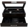 Decorebay Executive Wooden Watch Boxes Valet Boxes Sunglasses and Jewelry Boxes Storage Organizer (Sweetheart)