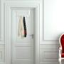Dseap Over The Door Hook Hanger, Heavy Duty Over The Door Towel Rack Coat Rack for Clothes Hat Towel, White