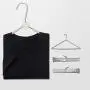 1PC Practical Aluminium Alloy Folding Durable Clothes Hanger for Home Outdoor Travel 1PC Practical Aluminium Alloy Folding Durable Clothes Hanger for Home Outdoor Travel