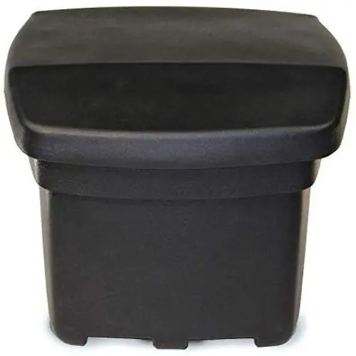 FCMP Outdoor SB140-BLK Outdoor Storage Bin, Black FCMP Outdoor SB140-BLK Outdoor Storage Bin, Black
