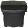 FCMP Outdoor SB140-BLK Outdoor Storage Bin, Black FCMP Outdoor SB140-BLK Outdoor Storage Bin, Black