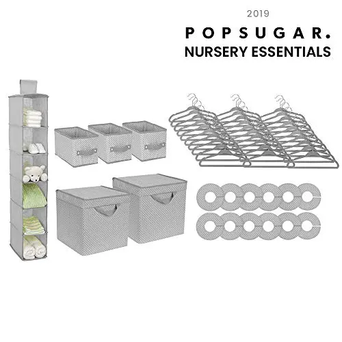 Delta Children Nursery Storage 48 Piece Set, Dove Grey Delta Children Nursery Storage 48 Piece Set, Dove Grey