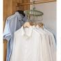 HJYPYJ Magic Hanger,9 Holes PP Folding Hanger,Space-Saving Organizer Hangers,5Kg Load Layered Storage/Green / 6 pcs