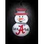 University of Alabama Snowman door hanger Winter wreath roll tide wreath