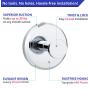 HOME SO Bathroom Hook with Suction Cup Holder - Removable Shower & Kitchen Hooks Hanger for Towel, Bath Robe, Coat, Loofah (2-Pack) HOME SO Bathroom Hook with Suction Cup Holder - Removable Shower & Kitchen Hooks Hanger for Towel, Bath Robe, Coat, Loofah (2-Pack)