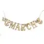 ADORNit, DIY Wood Swag Banner Hanger, Home Decoration - March
