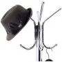 Adumly Rack Coat Tire Clothes Hooks Metal 3 Stand Hanger Hat Hook Hat Umbrella Holder Entryway