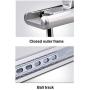 Pull Out Clothes Hanger Rail,Extendable Coat Hanging Rod with Sliding Rail,Organizer Rack for Cabinet-9.7in,12.1in,14in,17.7in (Size : 247mm/9.7inch)
