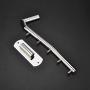 Wall Mounted Clothes Hanger Stainless Steel with Swivel Arm Clothing Organizer Drying Rack Housewares Home Accessories