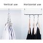 5PC Multi Holes Wardrobe Organizer Home Rotatable Hook Closet Storage Rack S Shape Space Save Iron Clothes Hanger Decoration Laundry Practical