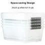Giantex 6-Pack Storage Boxes Storage Tote Boxes W/Clear Lid 13 Quart / 12 Liter Each Liter Latch Stack Tubs Bins w/Clear Lid Latches Handles (6) Giantex 6-Pack Storage Boxes Storage Tote Boxes W/Clear Lid 13 Quart / 12 Liter Each Liter Latch Stack Tubs Bins w/Clear Lid Latches Handles (6)