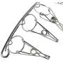 SunTrade Stainless Steel Laundry Drying Rack Clothes Hanger with 10 Clips,Set of 2,for Drying Towels, Diapers, Baby Clothes,Underwear, Socks Gloves SunTrade Stainless Steel Laundry Drying Rack Clothes Hanger with 10 Clips,Set of 2,for Drying Towels, Diapers, Baby Clothes,Underwear, Socks Gloves