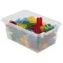 ECR4Kids Scoop-Front Storage Bins, Easy-to-Grip Design Storage Cubbies, Kid Friendly and Built to Last, Pairs with ECR4Kids Storage Units, 10-Pack, Clear