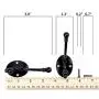 Coat Hooks, Upgrade Version Wall Mounted Hooks Heavy Duty Utility Hooks with Screws Cup Hooks Retro Double Hooks Coat Hooks, Upgrade Version Wall Mounted Hooks Heavy Duty Utility Hooks with Screws Cup Hooks Retro Double Hooks