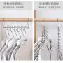 Yizhichu1990 Hanging Clothes Hanger Organizer Rack, Sturdy Stainless Steel Clothes Caddy Hangers Storage Rack Holder Stacker for Wardrobe Closet & Room Tidier Laundry Rooms Drying Rack,Save Space (1)