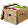 Bankers Boxes SmoothMove Classic Moving Boxes, Tape-Free Assembly, Easy Carry Handles, Small, 15 x 12 x 10 Inches, 20 Pack (7714210)