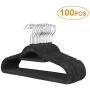 SHOPPERs CHOICE 100pcs Galvanized Sturdy Hangers Commercial Applications Home Flocked Clothes Nonslip Hanging Tie Bar Deal Strap Notches 360° Swivel Hook Multipurpose Cabinet Space Saver Hotel SHOPPERs CHOICE 100pcs Galvanized Sturdy Hangers Commercial Applications Home Flocked Clothes Nonslip Hanging Tie Bar Deal Strap Notches 360° Swivel Hook Multipurpose Cabinet Space Saver Hotel