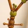 HL-TD Solid Wood Coat Rack Free Standing Tree Hanger Vertical Bedroom Clothes Rack for Livingroom Simple