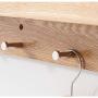 WZP Clothing Display Rack Creative Wall Rack Bedroom Hanger,Solid Wood Coat Rack Wall-Mounted Wall Hanger Hook Bearing Strong/As Shown / 48.5CM