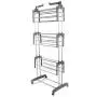 leveraYo Portable Practical Clothes Dryer Rack 3 Tier Folding Clothes Airer Laundry Dryer Rack in/Outdoor Hanger Storage Holder Suitable for a Variety of Clothes Contemporary leveraYo Portable Practical Clothes Dryer Rack 3 Tier Folding Clothes Airer Laundry Dryer Rack in/Outdoor Hanger Storage Holder Suitable for a Variety of Clothes Contemporary
