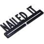 Nailed it Running Marathon Sports Medal Display Rack Holder Hanger Organizer for Wall - Hang Your Race Medals Nailed it Running Marathon Sports Medal Display Rack Holder Hanger Organizer for Wall - Hang Your Race Medals